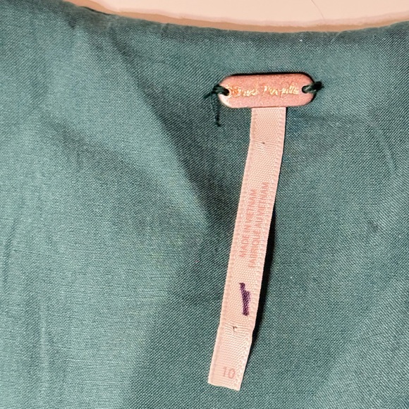 Free People Sweetest Thing Mini Dress - Black with Red and Green Accents - Picture 5 of 8